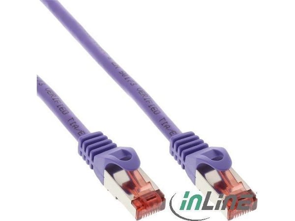 InLine 0,5m S-FTP/PIMF Cat.6, 0.5m, Cat6, S/FTP (S-STP), RJ-45, RJ-45