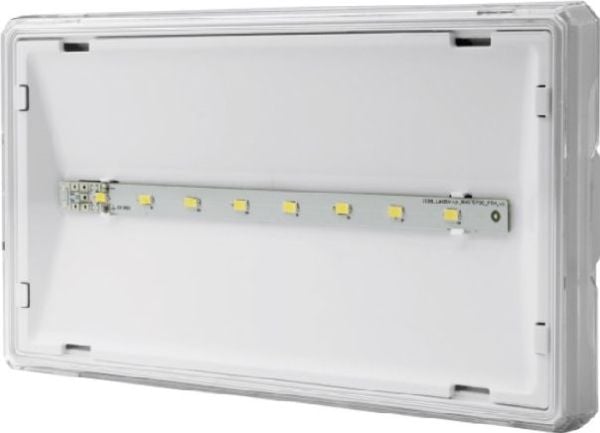AWEX FIT S IP65 LED 1W 1h yksittäisvalaisin PT valkoinen + PU34 (ETS/1W/ESE/PT/WH)