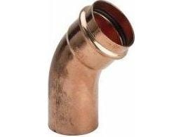 VIEGA Profipress bøjning 22mm45Gr. af kobber, SC-ConturPress muffe/nippel