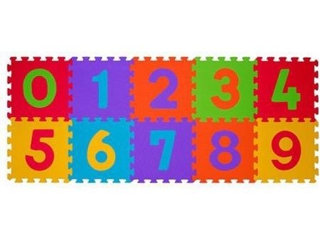 Babyono 274-vaahtomuovipalapeli 10 kpl numeroita (ON-1270)
