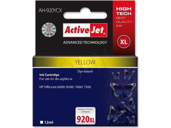 Activejet-muste AH-920YCX (920XL CD974AE)