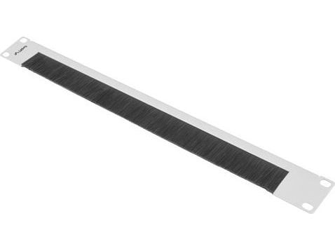 Lanberg - Stativbørstepanel - RAL 7035, grå - 1U - 19"
