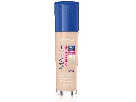 Rimmel Match Perfection Foundation Spf20 010 Light Porcelain 30ml