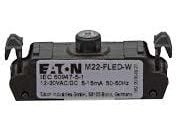 Eaton M22-FLED-W, Sähkökotelon valo, Musta, Harmaa, IP20 IEC 60947-5-1 IEC/EN 60947-5; UL 508; CSA-C22.2 No. 14-05; CSA-C22.2 No. 94-91 CSA, AC, DC...