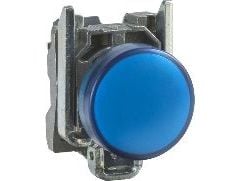 Schneider Electric XB4BVB6, Sininen, IP66, CSA, 24 V, 2,2 cm