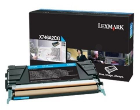 Lexmark X746A3 C, 7000 sivua, Syaani, 1 kpl