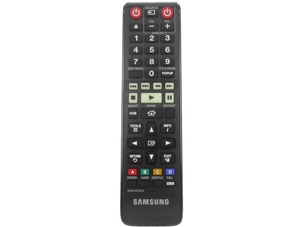 Samsung AK59-00167A, TV, Painikkeiden painaminen, Musta