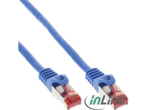 InLine S-STP/PiMF Cat.6 1m Blue, 1m, Cat6, S/FTP (S-STP)