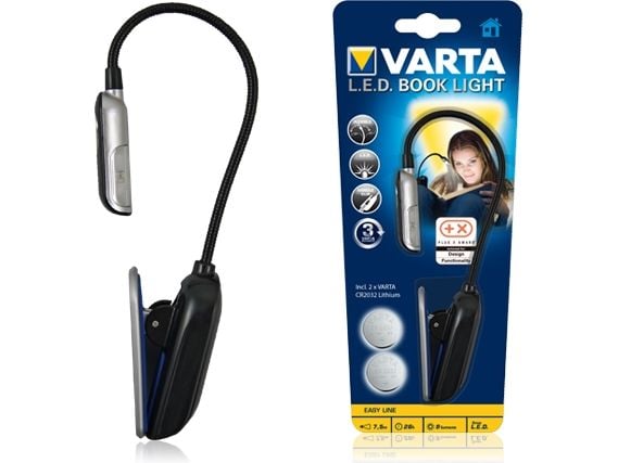 Varta Easy Line 16618 - Leselys - LED - klemmemonterbar - kjølilg hvitt lys