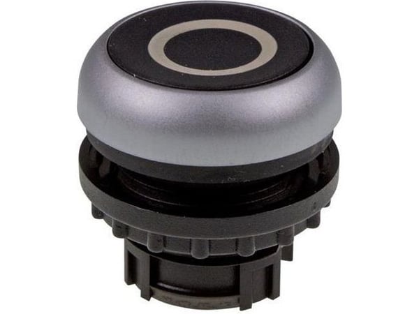 Eaton M22-D-S-X0, Painikekytkin, Musta, Metallinen, IP66, IP67, IP69, 29,7 mm, 29,7 mm, -25 - 70 °C