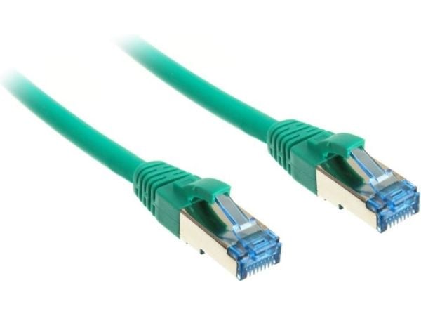 InLine 76805G, 5 m, Cat6a, S/FTP (S-STP), RJ-45, RJ-45