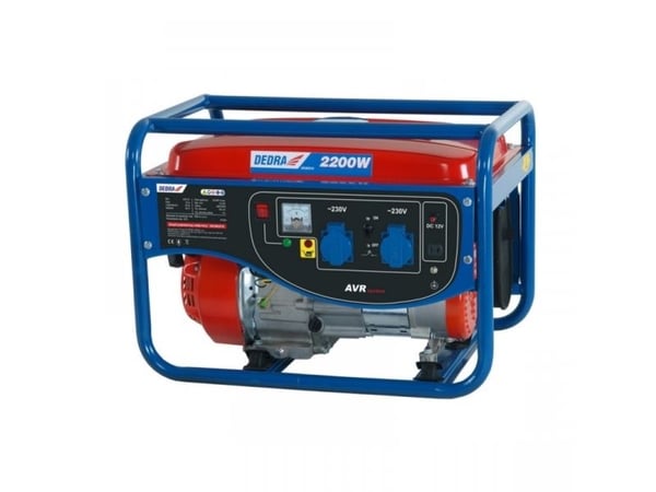 DEDRA DEGB2510, 2000 W, 230 V, 15 l, Bensin, Manuell, 50 Hz