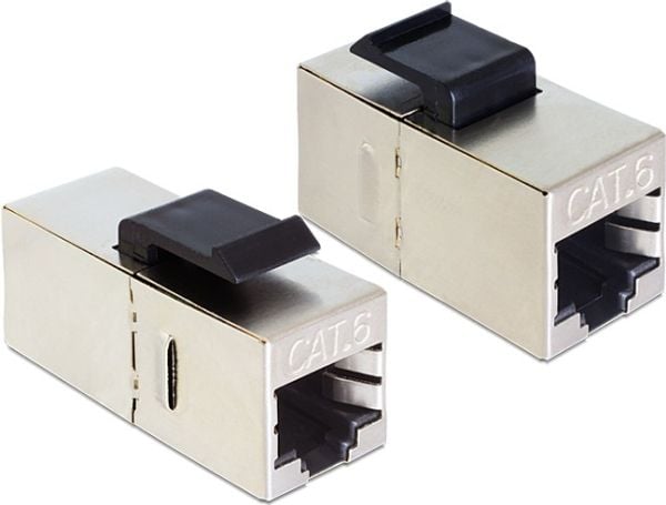 Delock - Modulinnlegg (kopling) - CAT 6 - STP - RJ-45