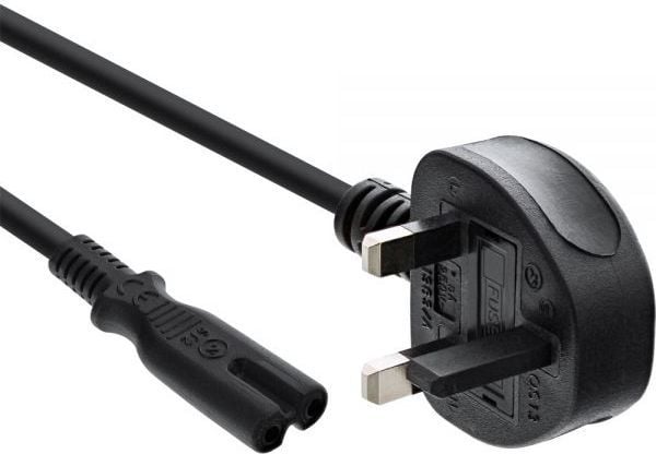 InLine 4043718032655, 1,8 m, BS 1363, C7-kontakt, 250 V, 2,5 A
