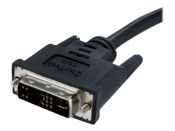 StarTech 1m DVI to VGA Display Monitor Cable M/M DVI to VGA (15 Pin) - Videokabel - HD-15 (VGA) (hann) til DVI-A (hann) - 1 m - formstøpt, tommelsk...