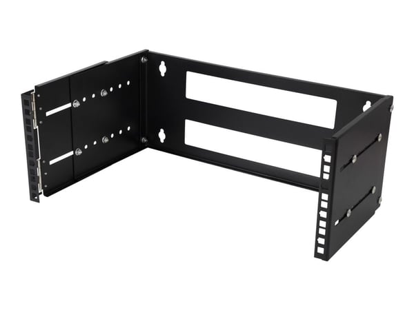 DELTACO 19-DTSR0204 - Rack-brakett - veggmonterbar - svart - 4U - 19"