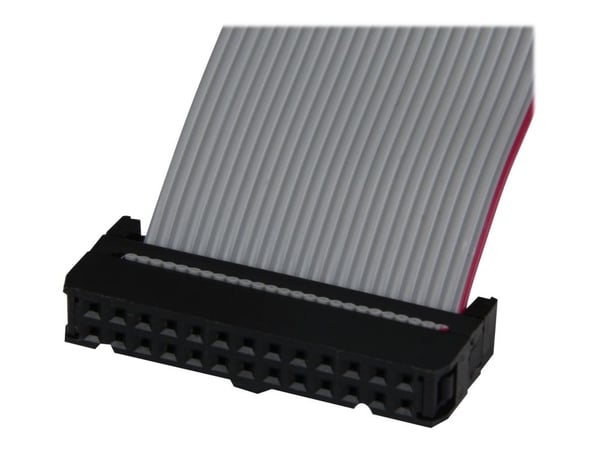 StarTech Low Profile 16in Parallel Port Header Cable Adapter w/ Bracket - DB25 to IDC26 Parallel Port Bracket DB-25 (F) to IDC 26 (F) (PLATE25F16LP...