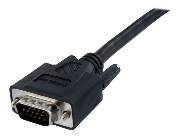 StarTech 1m DVI to VGA Display Monitor Cable M/M DVI to VGA (15 Pin) - Videokabel - HD-15 (VGA) (hann) til DVI-A (hann) - 1 m - formstøpt, tommelsk...