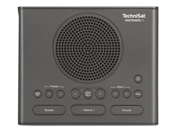 TechniSat DigitRadio 51 - DAB-radio - svart