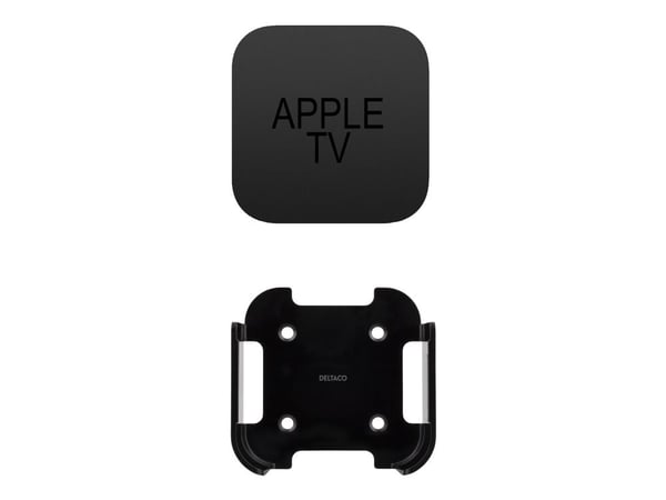 Wall mount for Gen 1 & Gen 2 Apple TV, black