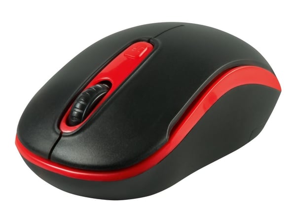 SPEEDLINK Ceptica, Molempikätinen, Optinen, Langaton RF, 1600 DPI, Musta, Punainen