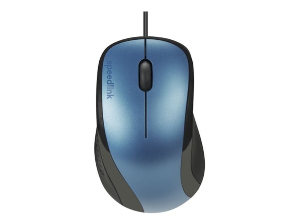 SPEEDLINK KAPPA Mouse - Mus - høyrehendt - optisk - 3 knapper - kablet - USB - blå SPEEDLINK KAPPA Mouse - Mus - høyrehendt - optisk - 3 knapper - kablet - USB - blå
