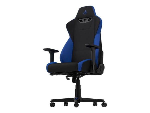 Nitro Concepts S300 - Stol - armlener - T-formet - vippbar - svingbar - nylon, tekstil, stål, kaldskum - svart, galaktisk blå
