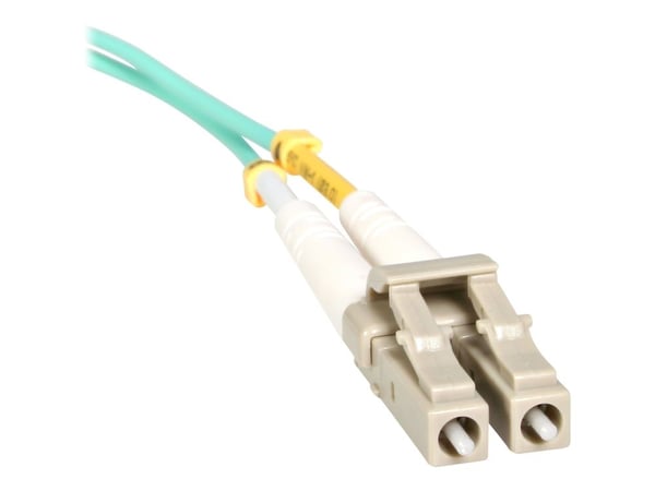Startech 2m Fiber Optic Cable - 10 Gb Aqua - Multimode Duplex 50/125 - LSZH - LC/LC - OM3 - LC to LC Fiber Patch Cable - Koblingskabel - LC multimo...