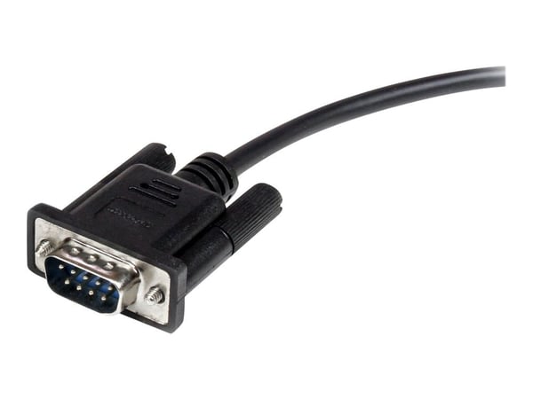 StarTech.com 3m musta suora DB9 RS232-sarjaliikennekaapeli - DB9 RS232-sarjan jatkokaapeli - uros-naaraskaapeli (MXT1003MBK) - Sarjaliikennekaapeli...