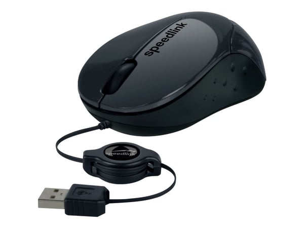 SPEEDLINK Beenie, Molempikätinen, USB A-tyyppi, 1200 DPI, Musta