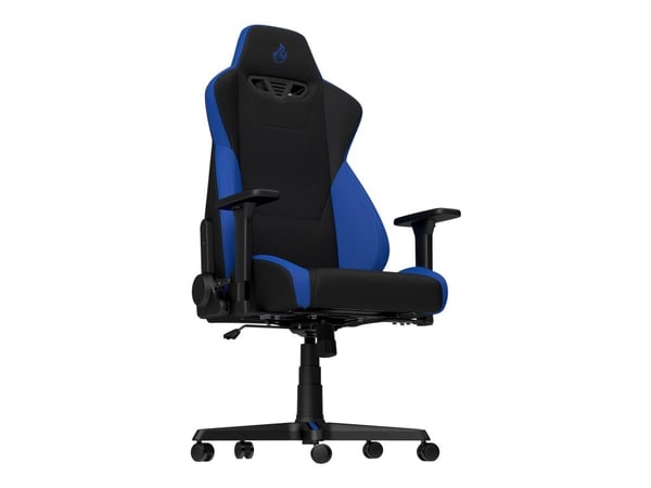 Nitro Concepts S300 - Stol - armlener - T-formet - vippbar - svingbar - nylon, tekstil, stål, kaldskum - svart, galaktisk blå