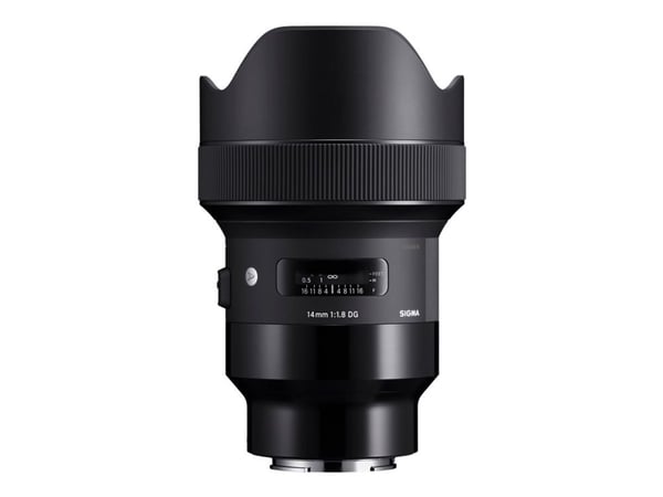 Sigma Art - Vidvinkelobjektiv - 14 mm - f/1.8 DG HSM - Sony E-mount - for Sony Cinema Line; a VLOGCAM; a1; a1 II; a6700; a7 IV; a7 V; a7C II; a7CR;...