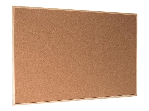 Opslagstavle Esselte 60x90 cm kork med træramme