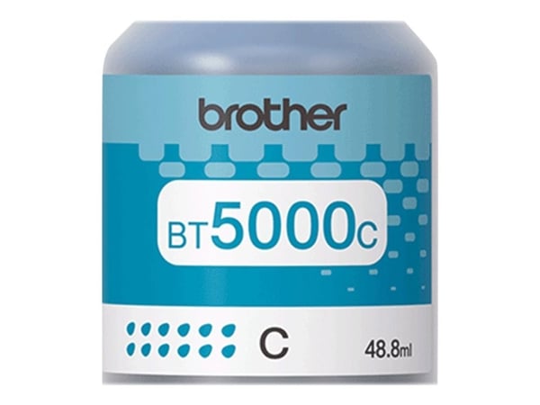 Brother BT5000C - Ultra High Yield - cyan - original - blekkrefill - for Brother DCP-T220, T310, T420, T425, T510, T520, T525, T710, T720, MFC-T450...