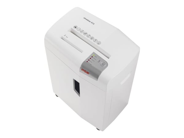 HSM shredstar X13 - Makulator - partikkelkutt - 4 x 37 mm - E-2, F-1, O-1, P-4, T-2
