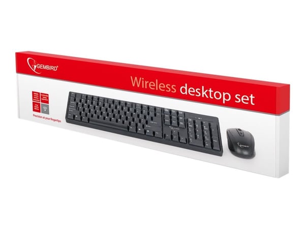 NÄPPÄIMISTÖ +HIIRI WRL ENG/DESKTOP KBS-W-01 GEMBIRD