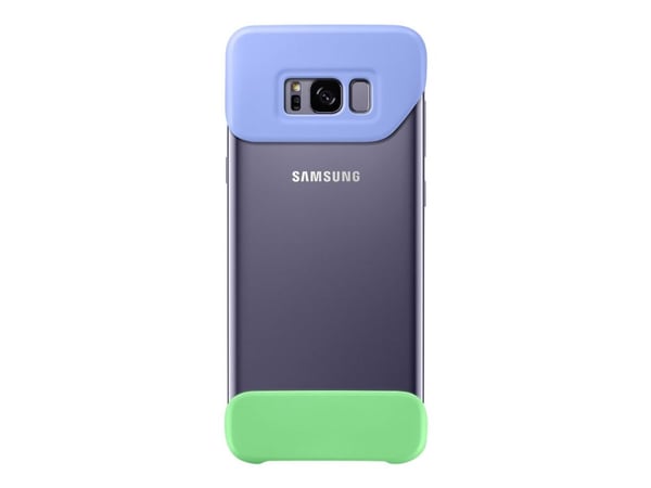 Samsung 2Piece Cover EF-MG955 - Baksidedeksel for mobiltelefon - grønn, fiolett - for Galaxy S8+