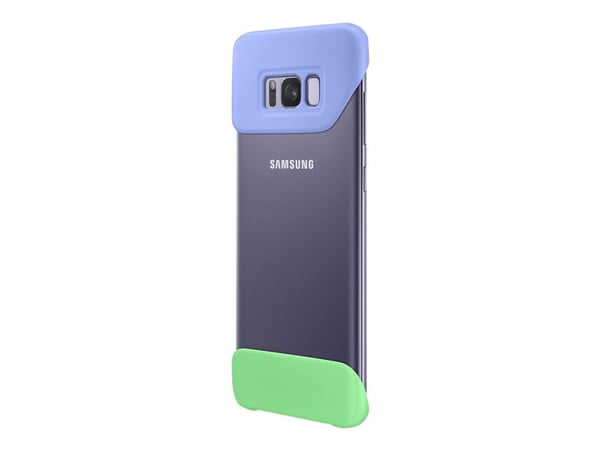 Samsung 2Piece Cover EF-MG955 - Baksidedeksel for mobiltelefon - grønn, fiolett - for Galaxy S8+