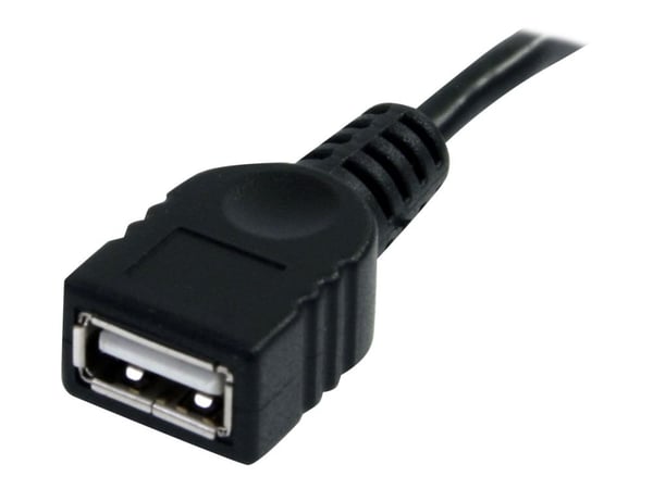 StarTech 3 ft Black USB 2.0 Extension Cable A to A - M/F - 3 ft USB A to A Extension Cable - 3ft USB 2.0 Extension cord (USBEXTAA3BK) - USB-forleng...