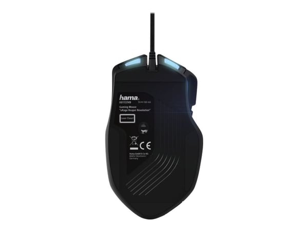 Hama uRage Reaper Revolution - Mus - ergonomisk - laser - 13 knapper - kablet - USB