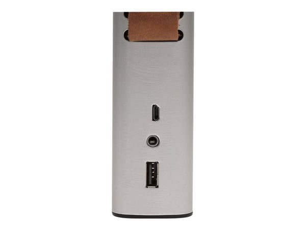 DENVER BTS-200 - Høyttaler - for bærbar bruk - trådløs - Bluetooth - 10 watt - sølv