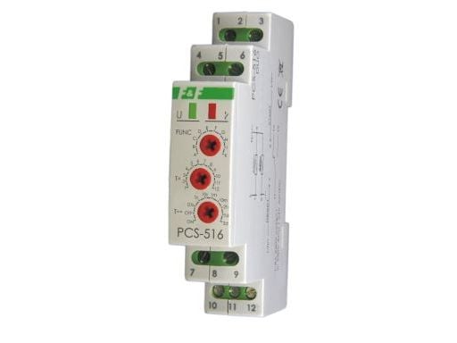 F&F flerfunktions tidsrelä 24/230V 8A - PCS-516 DUO