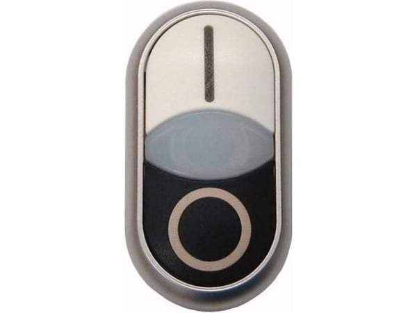 Eaton 284832 M22-DDLM-WS-X1/X0 Kaksoispainike Eturengas muovia 1 kpl