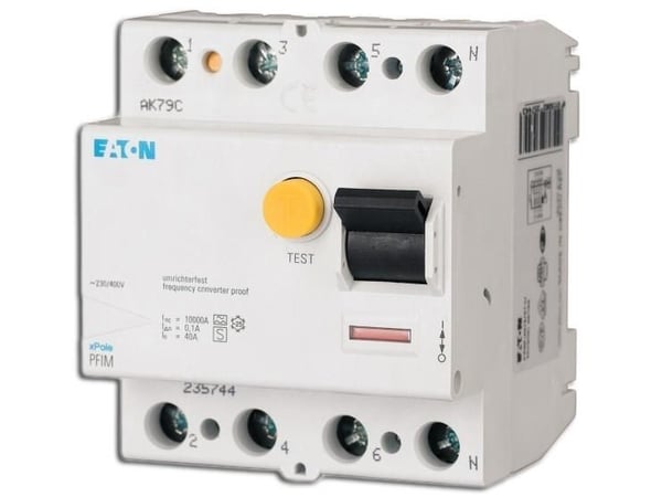 Eaton vikavirtasuojakatkaisija PFIM-40/4/003-G 4P 40A 0,03A tyyppi G - 235453