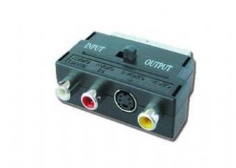 Gembird CCV-4415 - Video/audio-adapter - SCART hann til 4-pins mini-DIN, RCA x 3 hunn