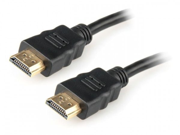 Gembird CC-HDMI4-1M - HDMI-kabel med Ethernet - HDMI hann til HDMI hann - 1 m - skjermet tvunnet parkabel (STP) - svart