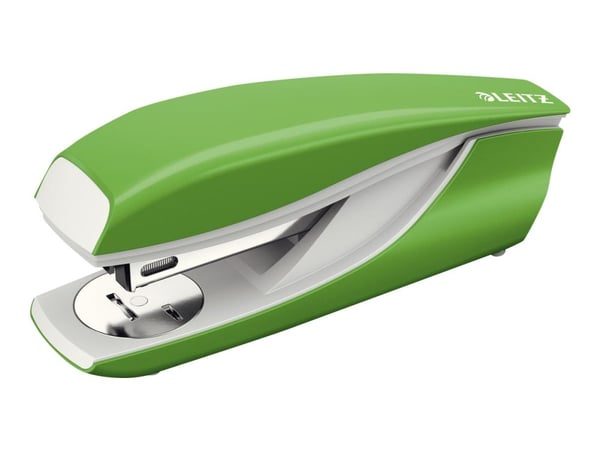Leitz 5502 - Stiftemaskin - 30 ark / 3 mm - 24/6, 26/6 - plast, metall - lys grønn