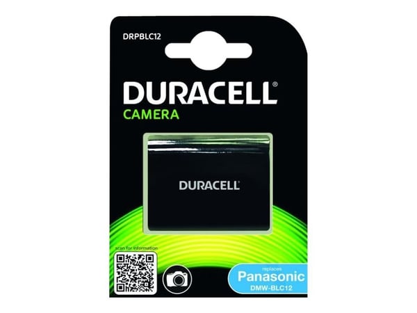Duracell DRPBLC12 - Li-Ion kamerabatteri 950 mAh - for Panasonic Lumix DMC-FZ2000, FZ2500, FZH1, Lumix G DMC-G70, G7M, G8, G80, G81, G85, G8M