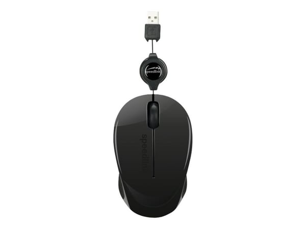 SPEEDLINK Beenie, Molempikätinen, USB A-tyyppi, 1200 DPI, Musta