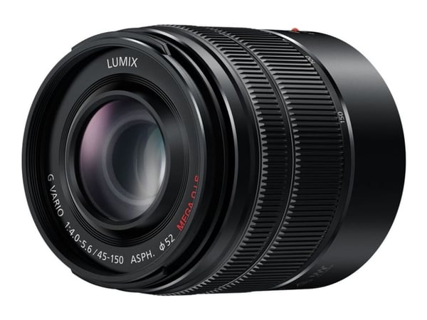 Panasonic Lumix H-FS45150 - Telefotozoomobjektiv - 45 mm - 150 mm - f/4.0-5.6 G VARIO ASPH - Micro Four Thirds - for Lumix G AG-GH4UP, DC-GX880, DM...